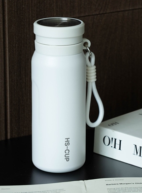 简约保温杯2025新款女生高颜值茶水分离泡茶水杯便携ins风水杯子