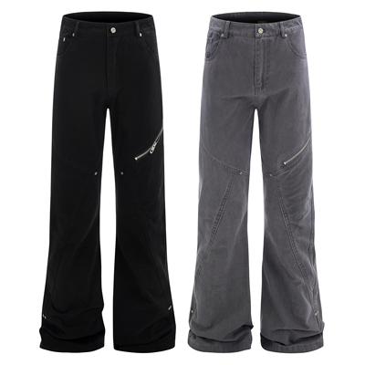 ZLAYCO美式复古水洗牛仔裤