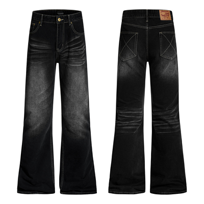 ZLAYCO美式vibe黑色牛仔裤