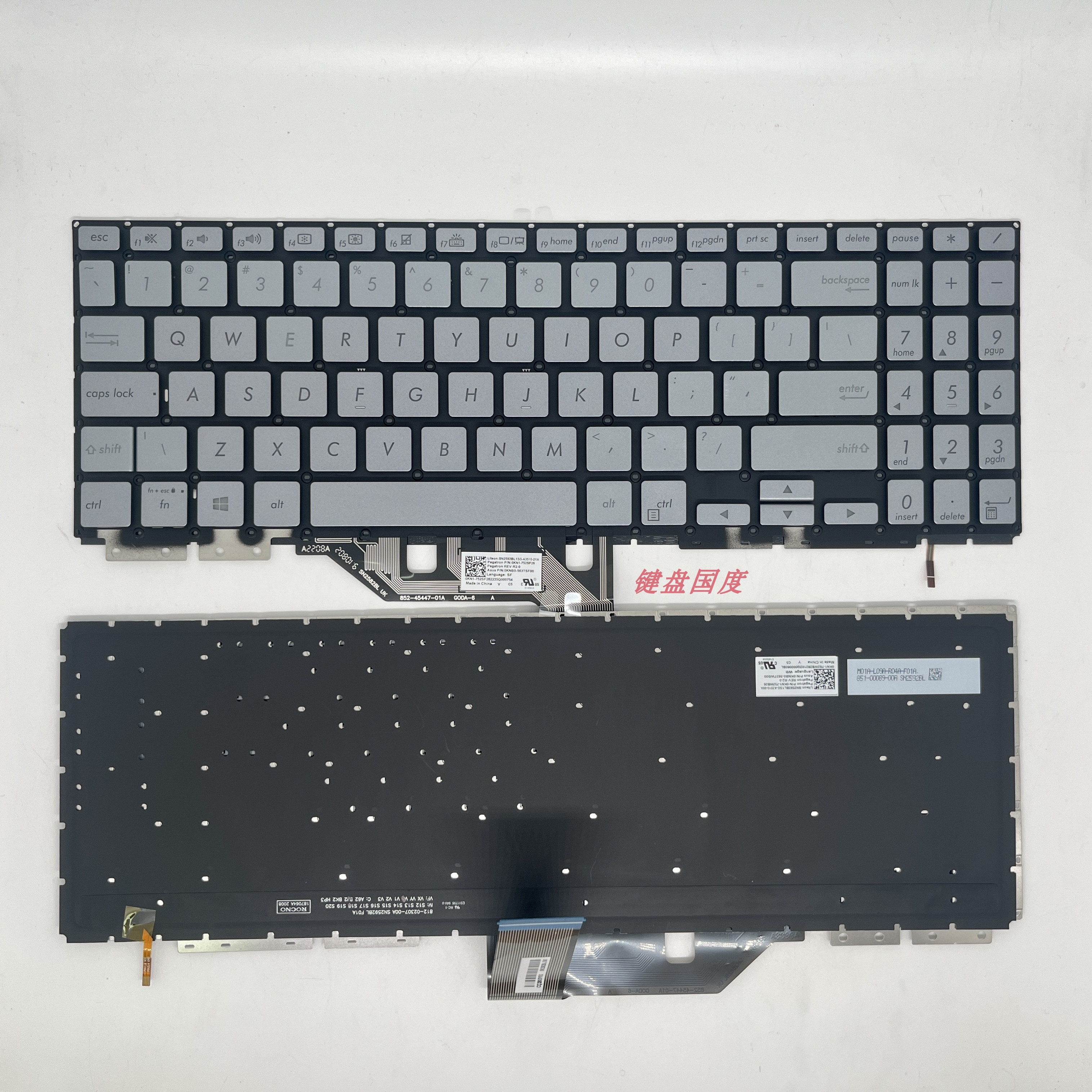 适用 ASUS华硕UX562 UX562F UX562D UX562FDX UX562FA/FAC/FD键盘