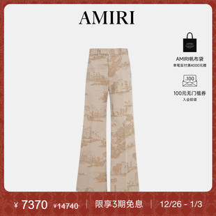 质感印花微阔腿休闲裤 男装 冬季 AMIRI