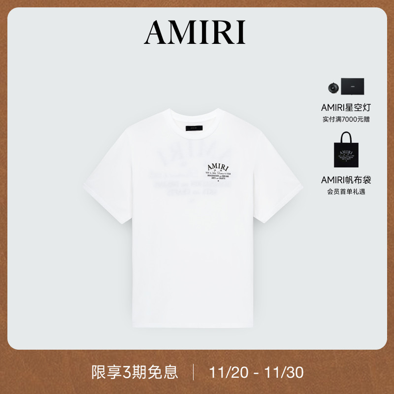 AMIRI早秋新品短袖T恤