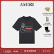 秋冬直降 AMIRI 2025年秋冬新品 个性 撞色印花T恤