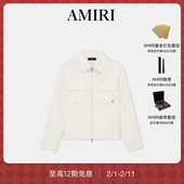 新品 AMIRI 2025年早秋新品 男装 质感简约多口袋翻领夹克