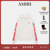 AMIRI 素连帽针织衫 早秋女装 撞色骨头元