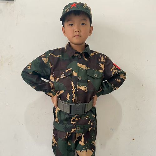 儿童迷彩服套装男童女孩夏令营中小学生军训服装幼儿园迷彩演出服
