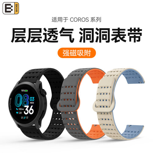 BKHK高驰洞洞磁吸硅胶表带
