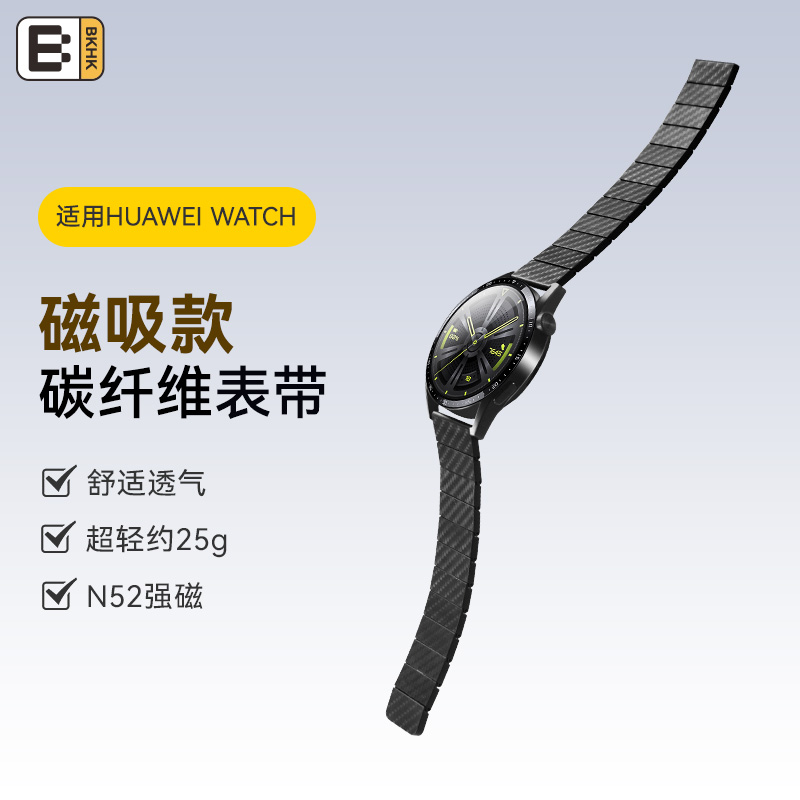 BKHK华为碳纤维纹表带