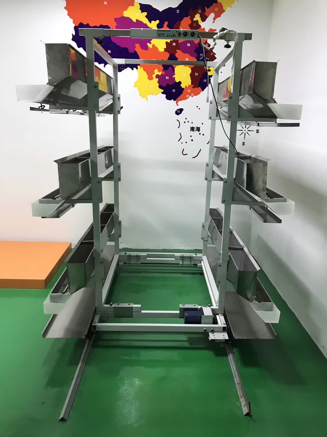 鸽子自动喂料机肉鸽鸽子喂养机养殖设备全自动上料机马尚笼具厂家