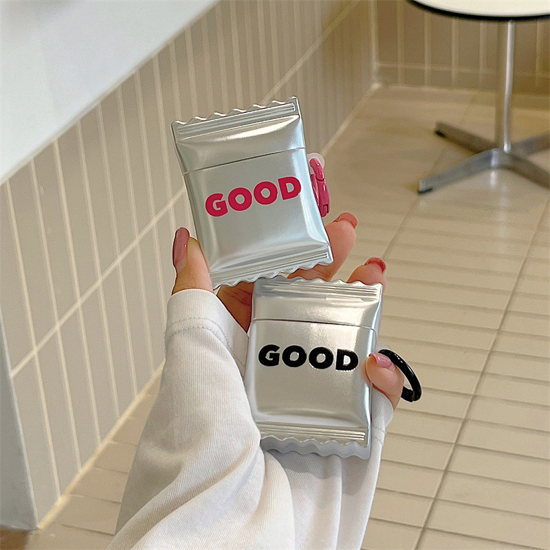 电镀字母适用airpods保护套2简约苹果无线蓝牙3代Pro2耳机套硅胶