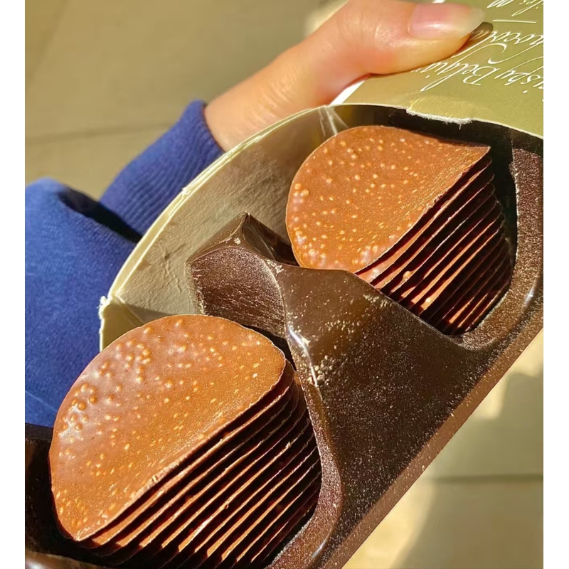Hamlet哈姆雷特巧克力薯片巧克力涂层脆片橙子味黑巧味牛奶味薯片