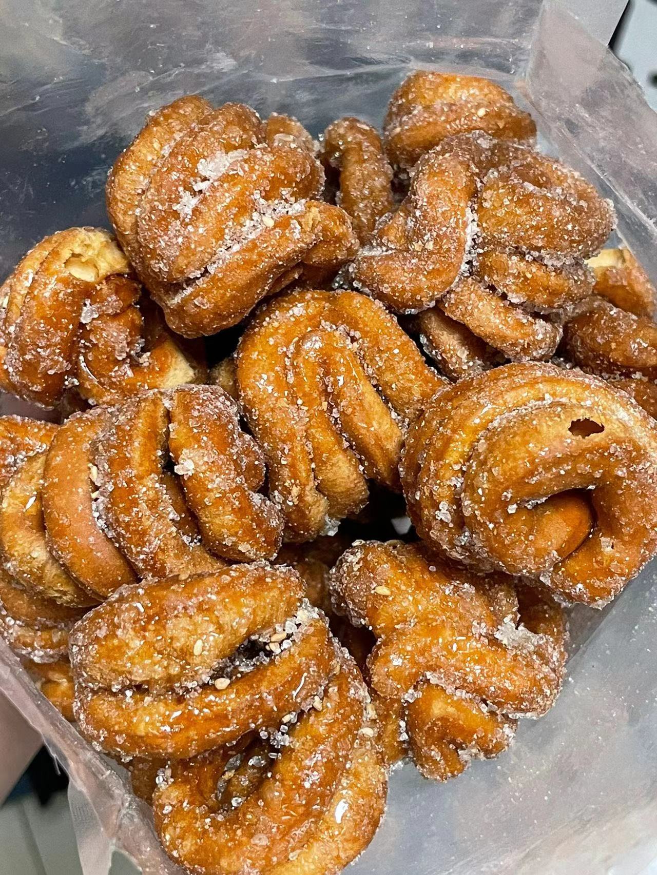 香酥小麻花金丝蜜圈麻花酥脆麻花蜂蜜麻花下午茶点心糕点小吃