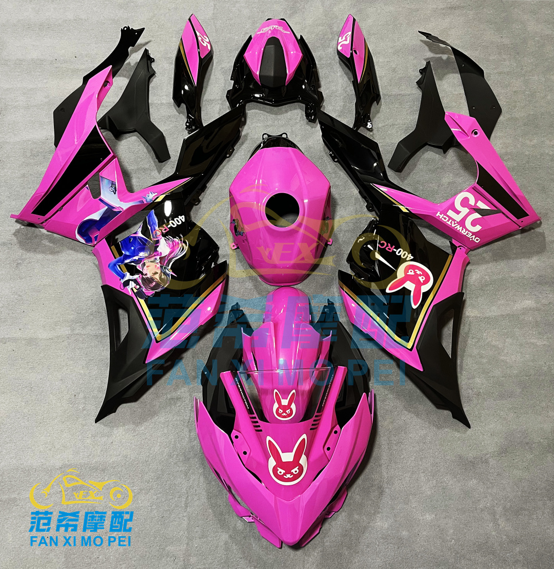 Ninja400全车外壳注塑外壳