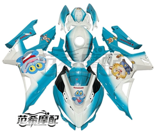 适用川崎忍者400外壳 Ninja400 19-25款全车外壳 车壳改色
