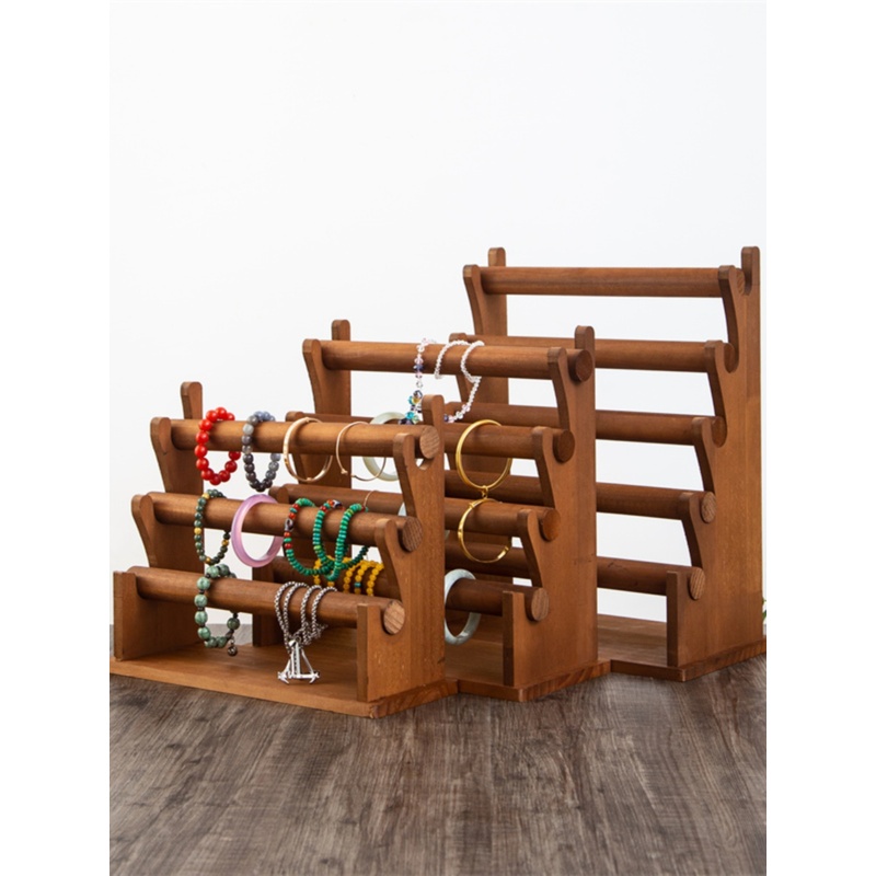 展示架定制实木收纳饰品首饰装饰手串多层直播手镯手链摆摊头绳架