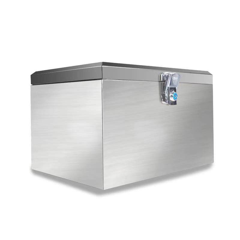 摩托车后备箱不锈钢电动车尾箱特大号通用防水储物工具箱外卖箱子