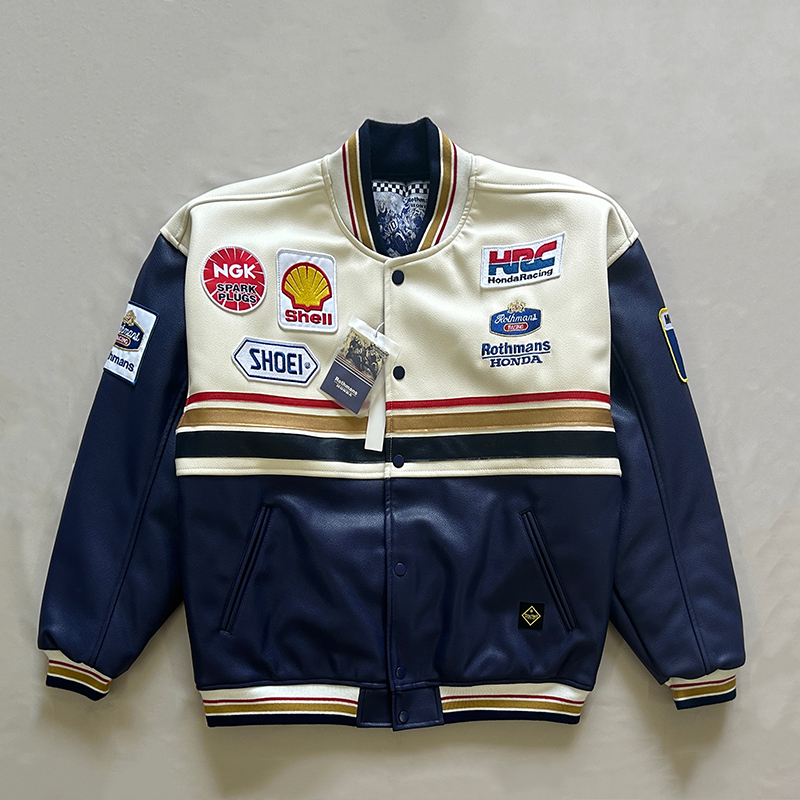 乐福门联名款复古机车服