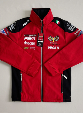 杜卡迪骑行服猫头鹰摩托厂队软壳外套SBS机车防水ducati男冲锋衣