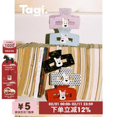 Tagi. 哈哈 小狗方形醋酸镂空抓夹无痕鲨鱼夹可爱发抓