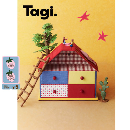 Tagi.《小鸟塔皮屋》收纳盒