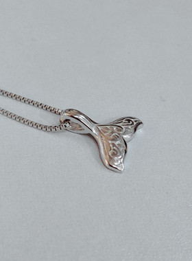 再见前任3林佳同款项链美人鱼鱼尾鲸鱼尾巴海豚尾巴颈链项链铜其