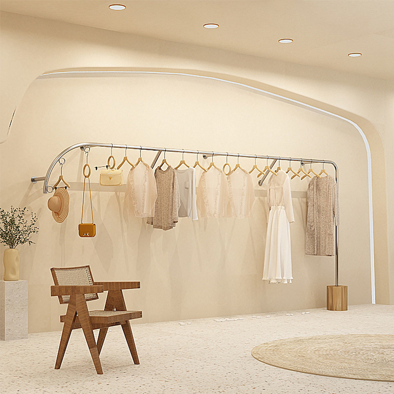 服装店展示架不锈钢童墙