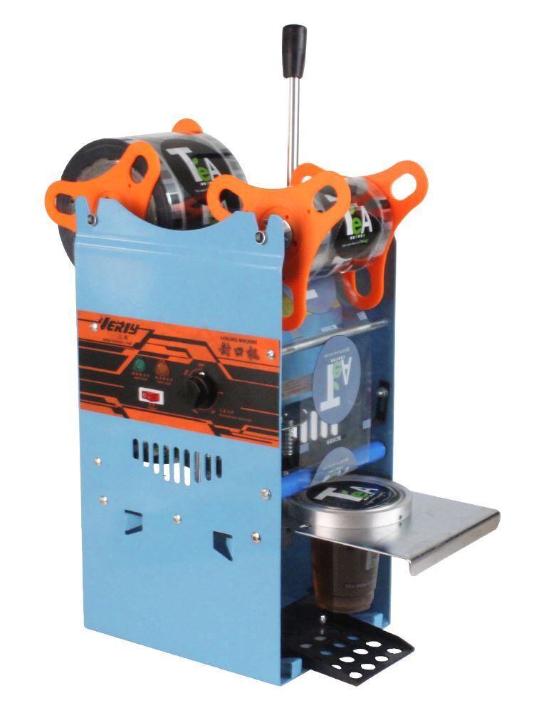 通用封盖机手动奶茶封口机商用全自动防漏塑封台式豆浆塑料杯两用