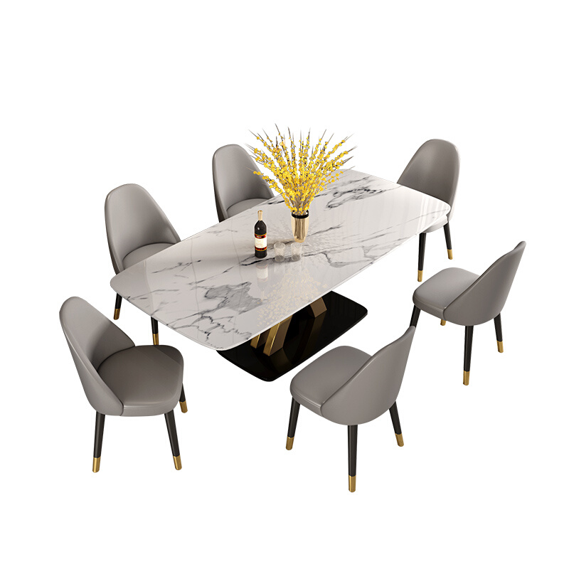 极速客厅家用岩板餐桌长方形拉米娜岩板极L简意式极简高端小户型