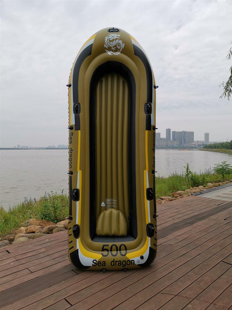 皮划艇双人单人4人像皮艇水船沙滩大型网红水上充气船小型皮筏艇