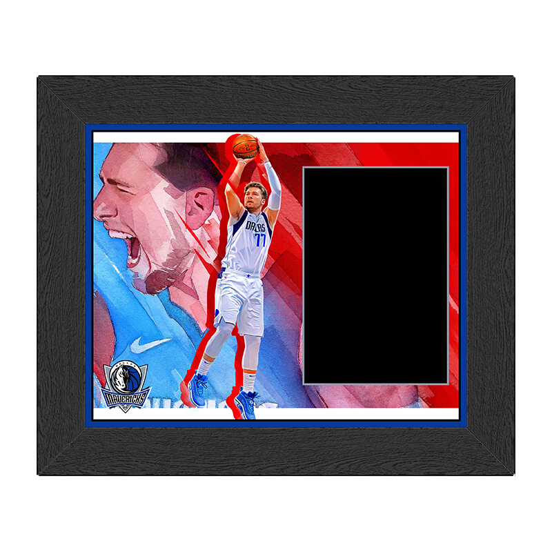 东契奇077独行侠队PSA评级球星卡BGS收藏挂墙展览展示相框装裱框