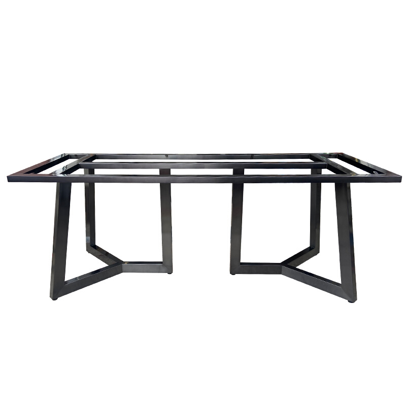 优卓不锈钢桌腿支架岩板茶台架子户外桌子架电视柜脚金属脚定制