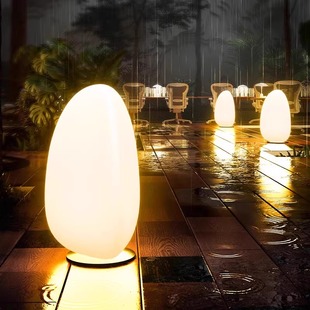 草坪灯户外防水太阳能室外庭院led别墅落地灯草地家用落地氛围灯