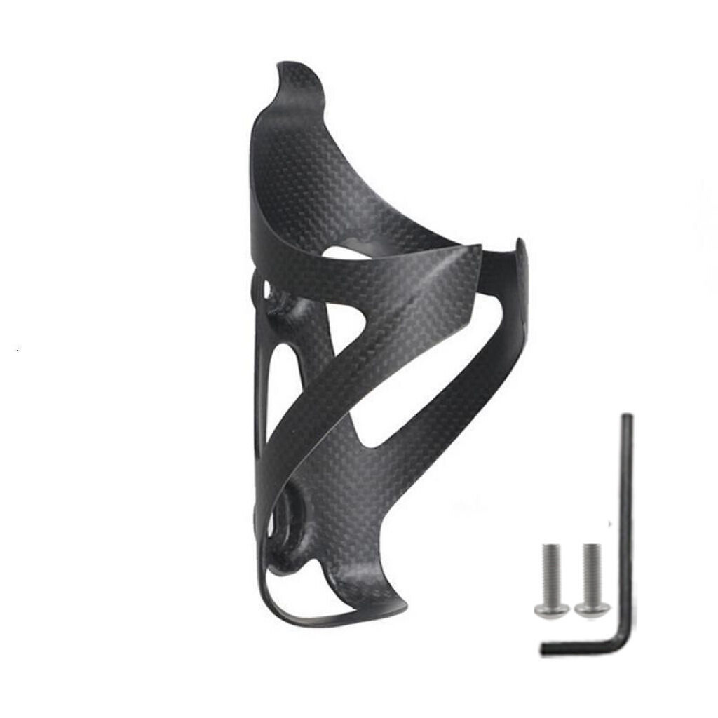 极速无标亚光超轻3K全碳纤维公路车水杯N架山地车自行车水壶架