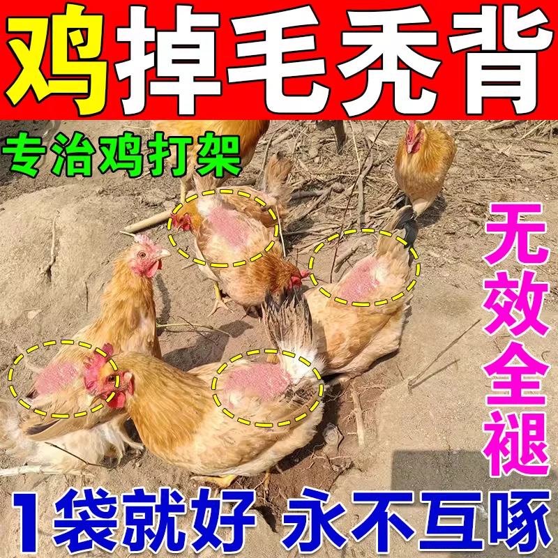防止鸡啄蛋药神器专治互吃鸡蛋啄羽啄肛补充维生素营养不良用饲料