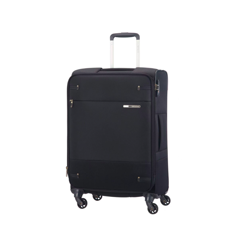 美国代购Samsonite新秀丽黑色拉杆箱耐磨万向轮托运登机行李箱
