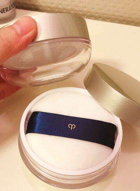 日本CPB粉扑肌肤之钥散粉进口天鹅绒粉扑cbp化妆定妆大号植绒面扑