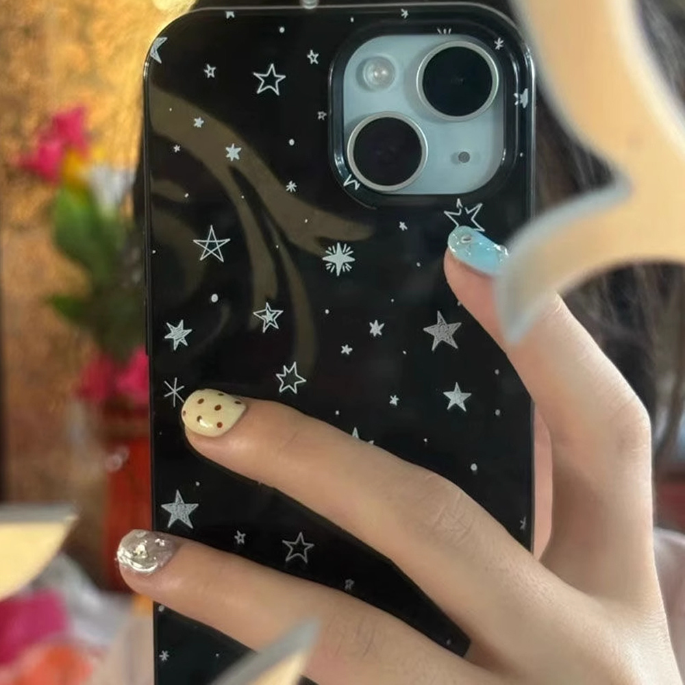 ins潮酷y2k满屏星星适用16苹果17ProMax手机壳iPhone13全包15新款12Pro软14Promax个性xs保护套14甜酷xr女