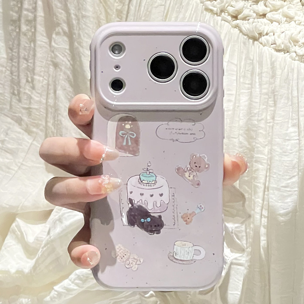 ins少女心ins风布偶猫咪适用苹果17promax手机壳iphone16pro新款15女款14小众复古卡通13防摔12软壳17保护套
