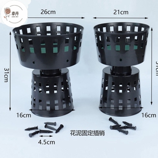 圆形小香风包花神器快速包鲜花塑料花桶插花固定装置花店花艺资材
