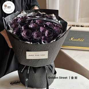 新款 纸花店材料 热恋浮雕艺术纸防水风华牛皮纸包花纸鲜花包装