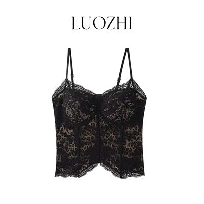 【汤曼妮粉丝专享】LUOZHI罗芝·定制款法式甜酷豹纹美背MFY2602