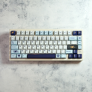 日当午白鹭Shirasagi主题机械键帽原厂PBT五面热升华客制化大全套