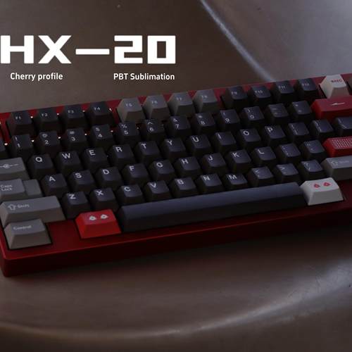 日当午HX-20主题PBT原厂五面热升华键帽机械键盘客制化大全套