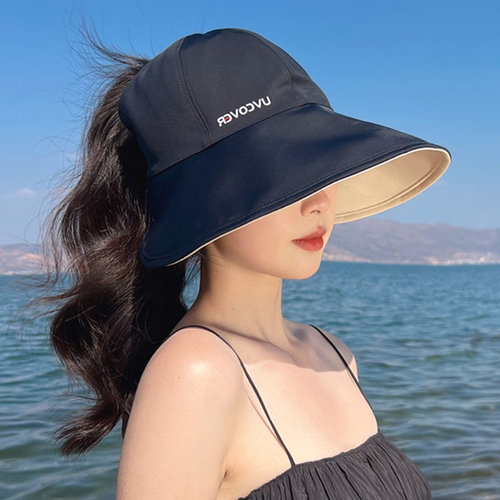出游空顶帽女冰丝防晒遮阳夏季