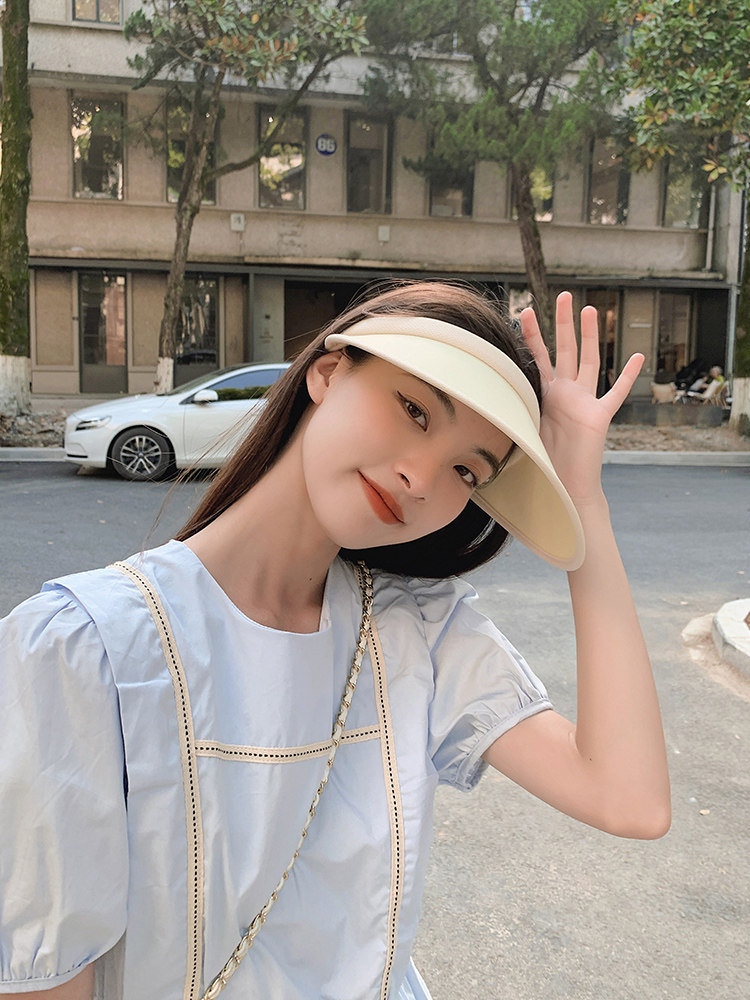出游空顶帽女晚晚同款百搭夏季