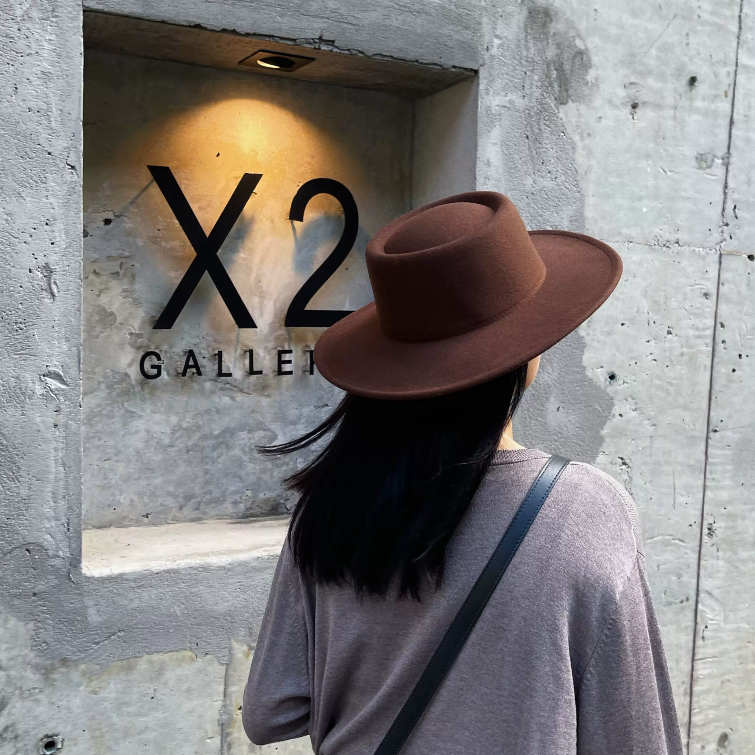 有型仿羊毛呢爵士帽女春法式礼帽