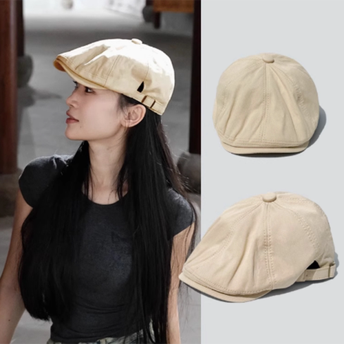 日系文艺复古港风报童帽