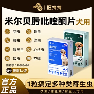 【新品】宠立消狗狗驱虫药体内驱虫小狗孕幼宠物犬打虫药米尔贝肟