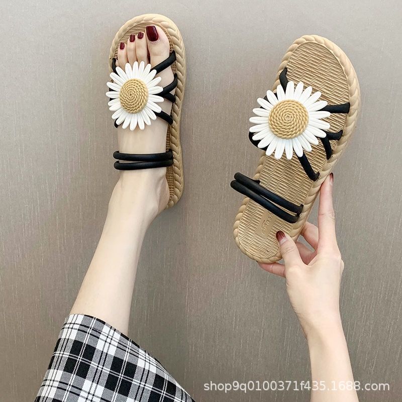 outdoor slippers slides sandals shoes footwear罗马风凉拖鞋女图片
