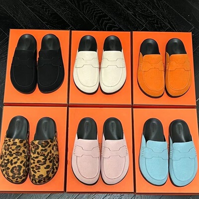 fashion mules clogs footwear cork shoes真皮勃肯鞋女新款厚底